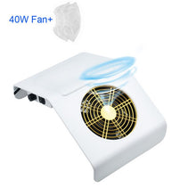 80W 2-IN-1 Nail Drill Machine & Nail Dust Collector Manicure With Powerful Fan Mill Cutter Machine For Manicure Pedicure Tool