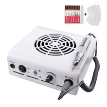 80W 2-IN-1 Nail Drill Machine & Nail Dust Collector Manicure With Powerful Fan Mill Cutter Machine For Manicure Pedicure Tool