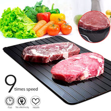 Fast Defrost Tray Thaw Froze Food Meat Fruit Quick Defrosting Plate Board Defrost plate Kitchen Gadget Tool