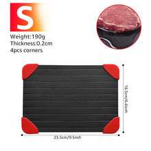 Fast Defrost Tray Thaw Froze Food Meat Fruit Quick Defrosting Plate Board Defrost plate Kitchen Gadget Tool