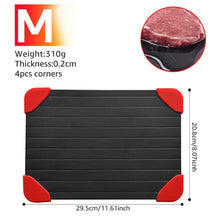 Fast Defrost Tray Thaw Froze Food Meat Fruit Quick Defrosting Plate Board Defrost plate Kitchen Gadget Tool