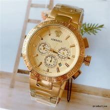 Versace- Luxury Brand quartz women Watches Quartz men Watch Stainless Steel Strap wristwatch classic business dress watch 6520