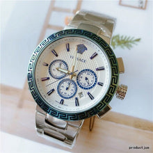 Versace- Luxury Brand quartz women Watches Quartz men Watch Stainless Steel Strap wristwatch classic business dress watch 6520