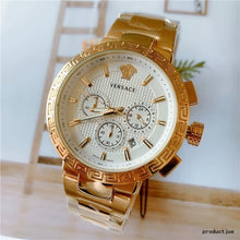Versace- Luxury Brand quartz women Watches Quartz men Watch Stainless Steel Strap wristwatch classic business dress watch 6520