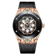 TEVISE Fashion Men'S Watch Mechanical Watch Gold Black Hollow Dial Night Light Mechanical Sports Watch 2019