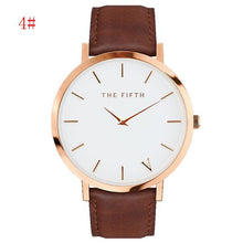 Thefifth watch Quartz watch Men's Watches Top Brand Luxury Leather Bus